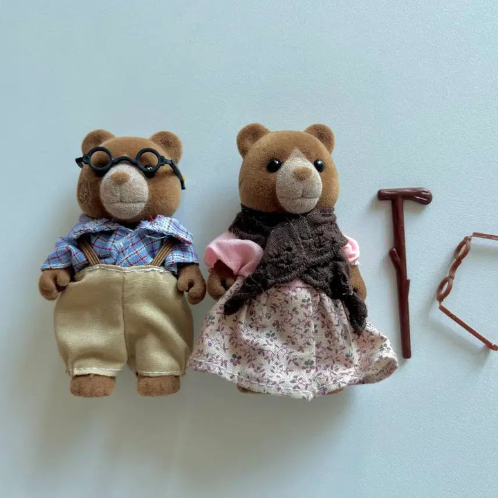 [BUNJANG] Sylvanian Families Old Marmalade Bear Grandparents / 실바니안 올드 마멀레이드 곰 조부모