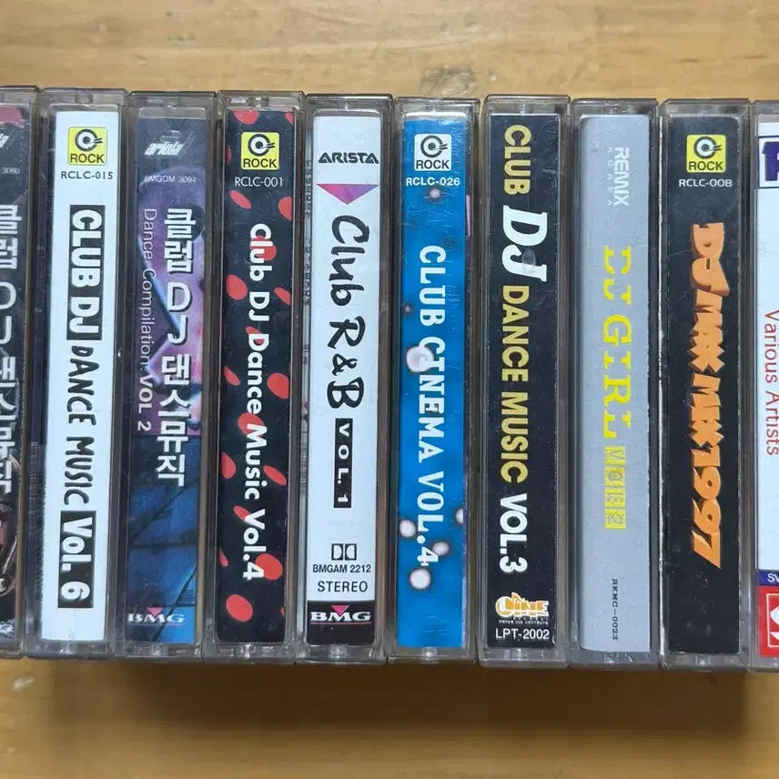 [BUNJANG] Club DJ Dance Music Cassette Tape Collection / 클럽 DJ 댄스뮤직 등 카세트테이프 모음