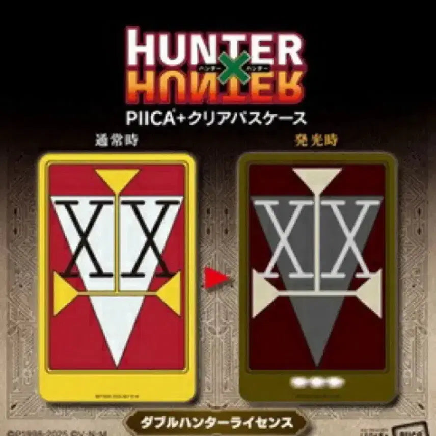 [BUNJANG] Hunter x Hunter Double License PIICA Card Case / 급처 헌터헌터 더블 라이센스 PIICA 카드 케이스 피카 교통카드 케이스