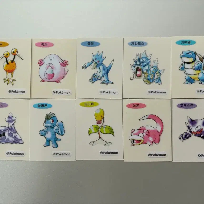 [BUNJANG] Pokemon 30th Anniversary Stickers Bundle Set / 포켓몬 30주년 띠부씰 일괄 판매