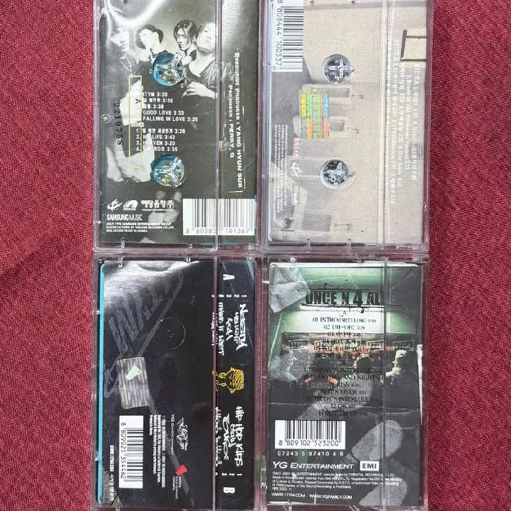 [BUNJANG] 1TYM 1st-4th Album Cassette Tape Bundle Set / 원타임 (1TYM) 1집~4집 카세트테이프