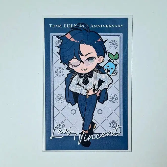 [BUNJANG] Nijisanji Eden Leos Vincent 4th Anniversary SD Cheki / 니지산지 에덴 4주년 레오스 빈센트 sd체키