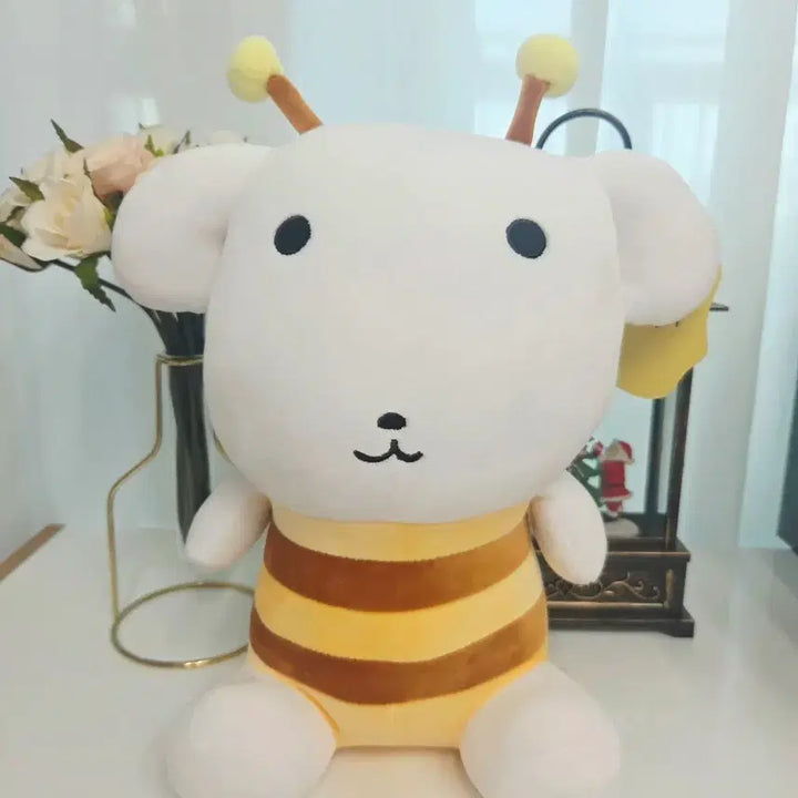 [BUNJANG] Ganadi Honeybee Plush White New / 가나디 꿀벌 인형 하양이 새상품