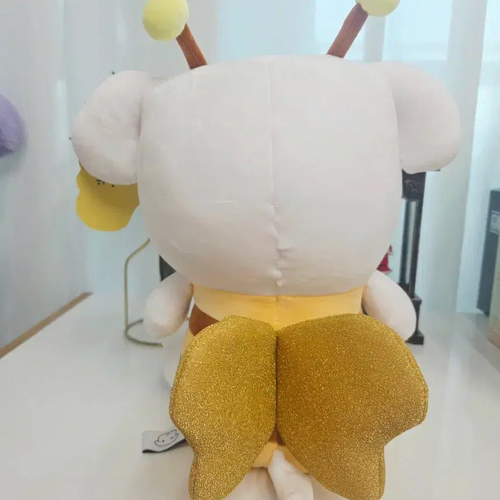 [BUNJANG] Ganadi Honeybee Plush White New / 가나디 꿀벌 인형 하양이 새상품