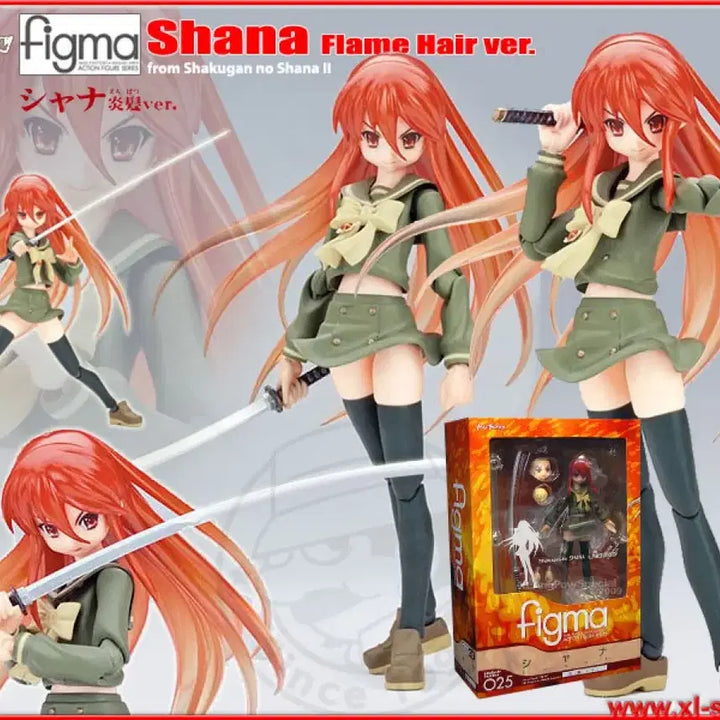 [BUNJANG] Good Smile Company Max Factory Figma Shana 2 Figure Set (Black Hair &amp; Flame Hair Ver.) Sealed / 미개봉) 2체 세트 굿스마일 작안의 샤나 피규어 맥스팩토리 피그마