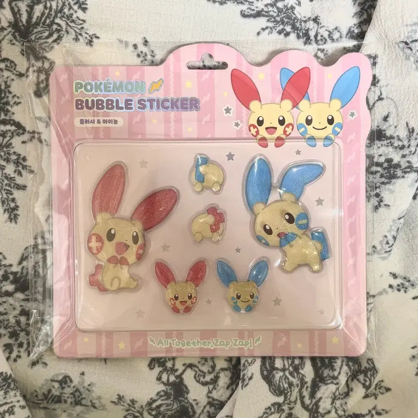 [BUNJANG] Pokemon Seongsu Pop-up Plush Minong Bubble Sticker Mascot / [포켓몬] 성수 팝업 플러시 마이농 버블스티커 양도 굿즈 마스코트