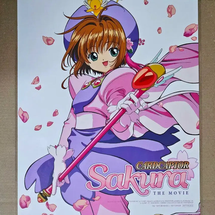 [BUNJANG] Cardcaptor Sakura Movie Teaser Poster (1st Week Weekend Edition) / A3박스포장) 카드캡터 체리 극장판 티저 포스터 1주차 주말 후가공