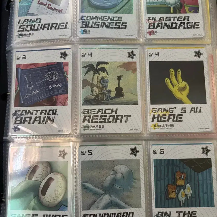 [BUNJANG] Kayou SpongeBob Trading Cards Bundle Set / [Kayou] 스폰지밥 카드 대량 일괄 판매