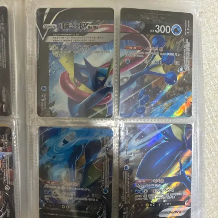 [BUNJANG] Zacian &amp; Greninja V-UNION Bundle Set / 자시안 개굴닌자 v-union