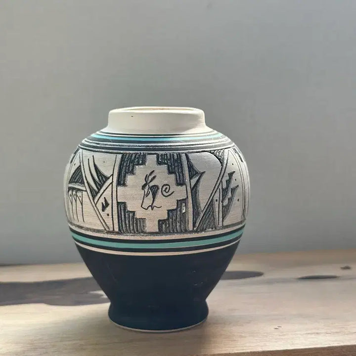 [SOLD OUT] Lawrence Crank Huskeniene Navajo Pottery