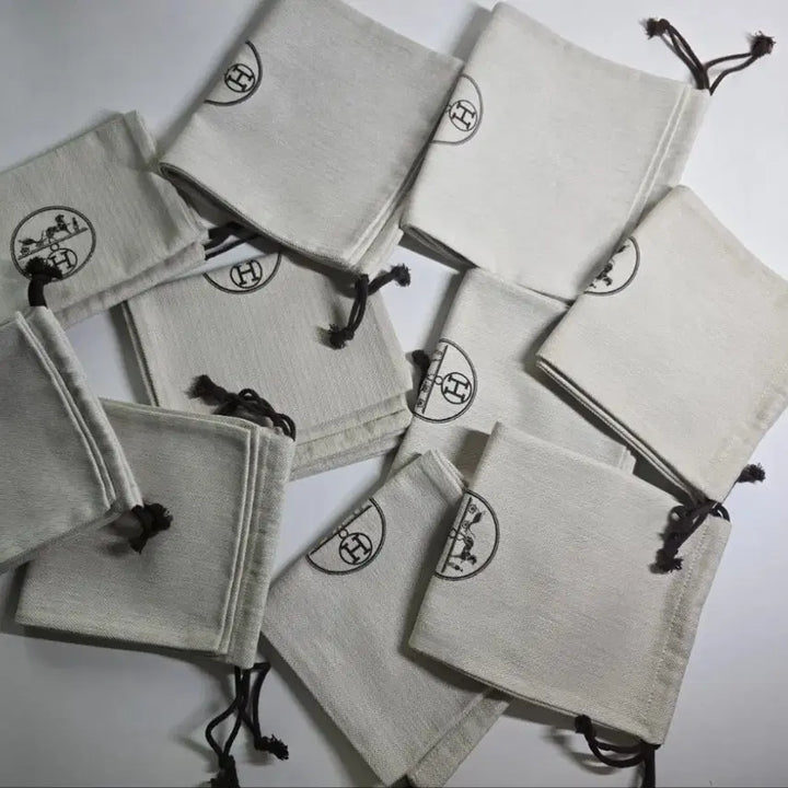 [BUNJANG] Hermes Shoe Dust Bag (19.5x35) Set of 2 / *슈즈용* 에르메스 더스트백 (19.5x35)