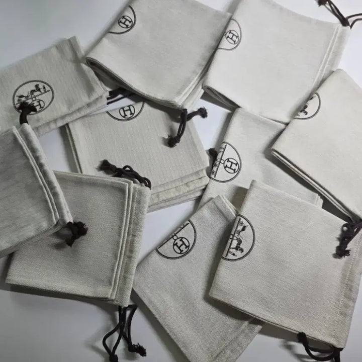 [BUNJANG] Hermes Shoe Dust Bag (19.5x35) Set of 2 / *슈즈용* 에르메스 더스트백 (19.5x35)
