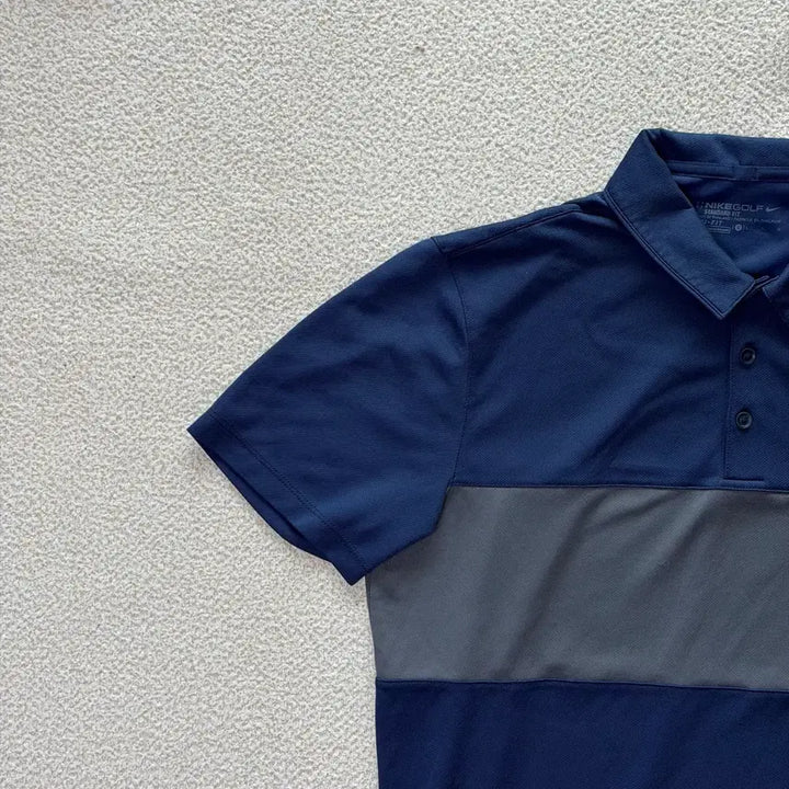[SOLD OUT] 나이키 골프 L 스탠다드핏 반팔 네이비