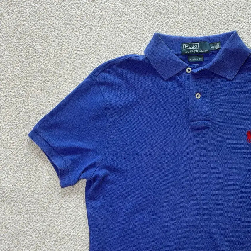 [SOLD OUT] 폴로 랄프로렌 S 블루 카라 티셔츠