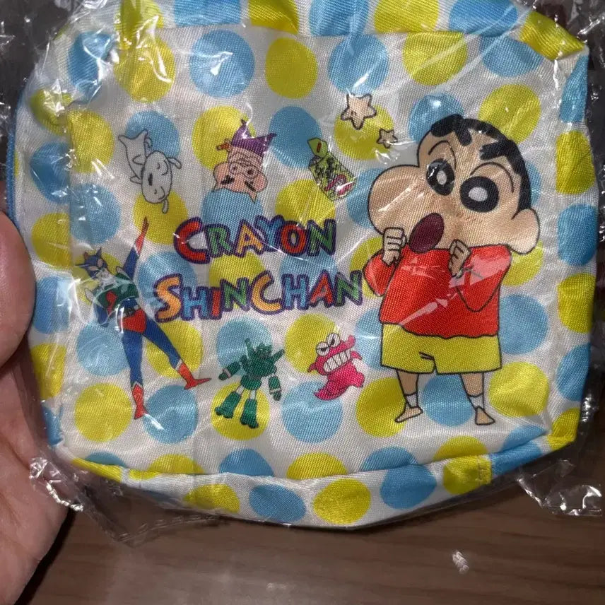[SOLD OUT] (일괄)고전 짱구 파우치 3개+유리,철수피규어