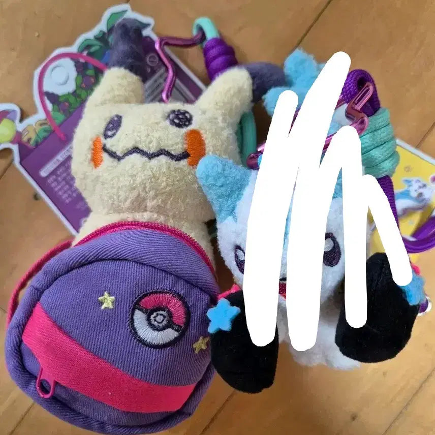 [BUNJANG] Pokemon Pop-up Midnight Mascot Doll Keychain / 포켓몬스터 팝팝 미드나잇 마스코트 인형 키링