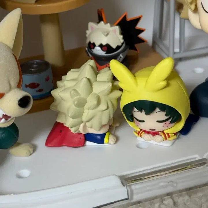 [BUNJANG] My Hero Academia Bakugo Onemutan &amp; Megacat Bundle Figures / [일괄] 히로아카 나히아 바쿠고 룩업 바쿠독 오네무탄 메가캣 피규어