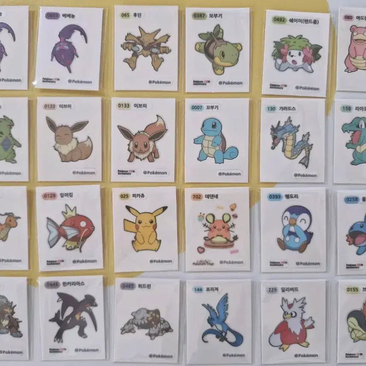 [BUNJANG] Pokemon Stickers Bundle / 포켓몬 띠부씰