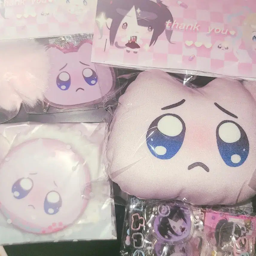 [BUNJANG] Nidi Doll Overdose Pyon Pyeng Cat Plush Keychain, Badge, Ame, Choten / (현물)니디걸 오버도즈 삐엔 삐엥 고양이 솜인형 키링 뱃지 아메 초텐