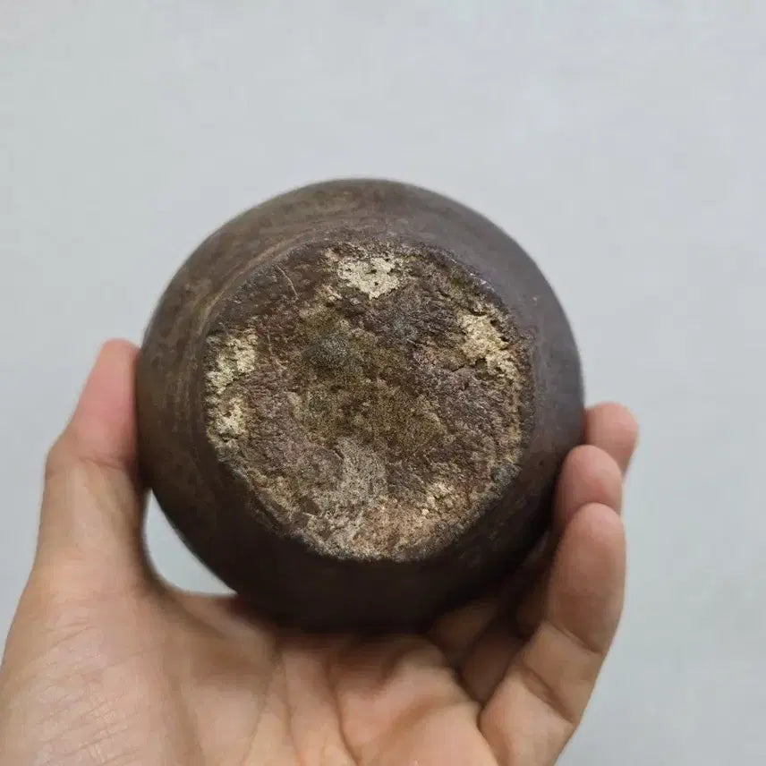 [BUNJANG] Authentic Goryeo Dynasty Black Glaze Small Bottle / 진품 고려시대 흑유 소병