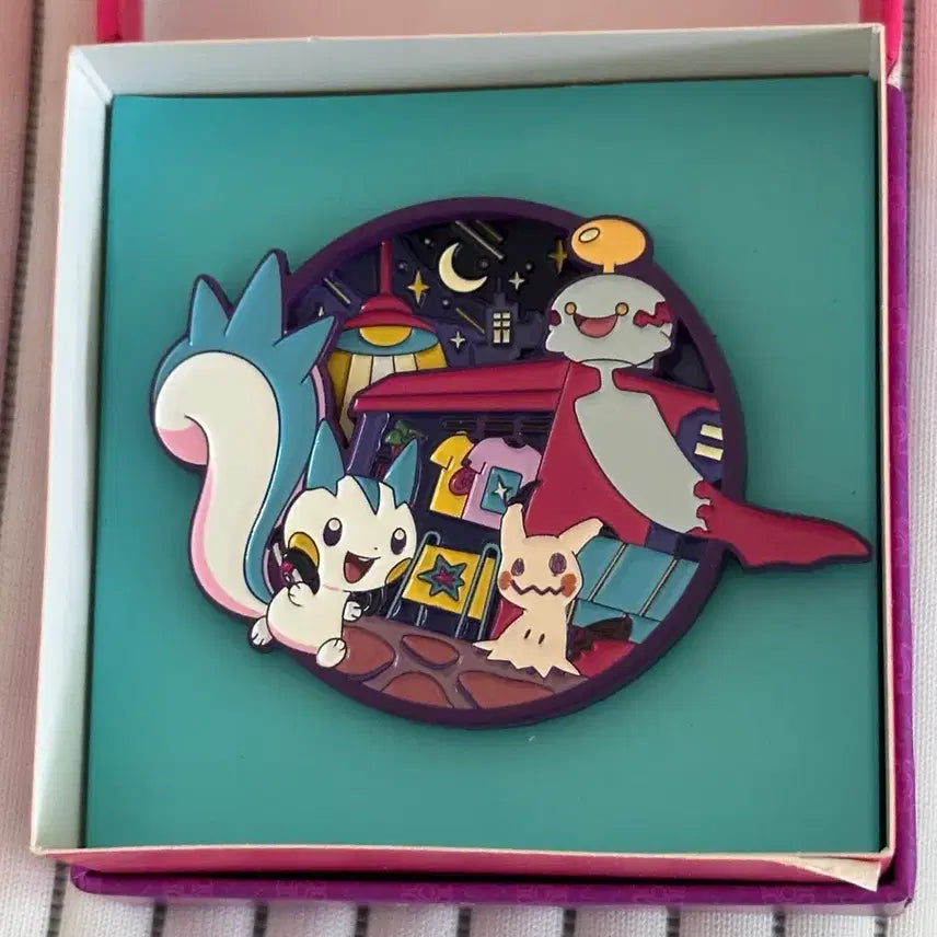 [BUNJANG] Pokemon Midnight Roulette Pin Badge Pachirisu, Phantump, Goomy / 포켓몬 미드나잇 룰렛 핀뱃지 파치리스 따라큐 치렁