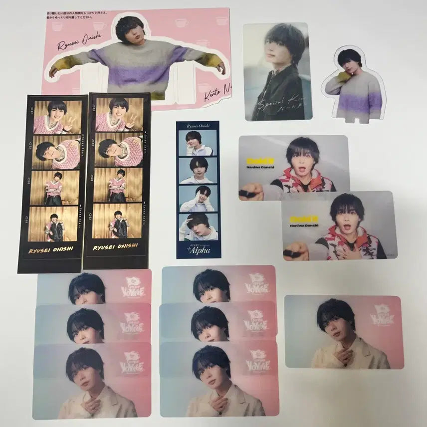[BUNJANG] Naniwa Danshi Ryusei Nishimura Ryuche Photocard Set / 나니와단시 오오니시 류세이 류쩨 포토카드 포카 폴라 네컷 스티커 일괄