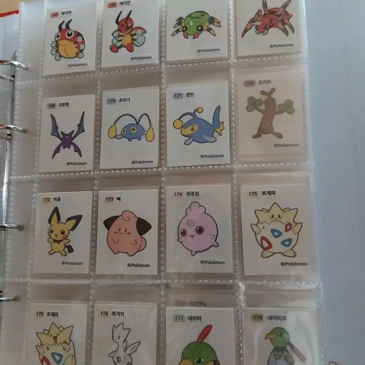 [BUNJANG] Pokemon Sticker Collection 2nd Gen Full Set (116 Types) / 포켓몬띠부씰 2세대 전종 116종 씰북 추가씰 포함