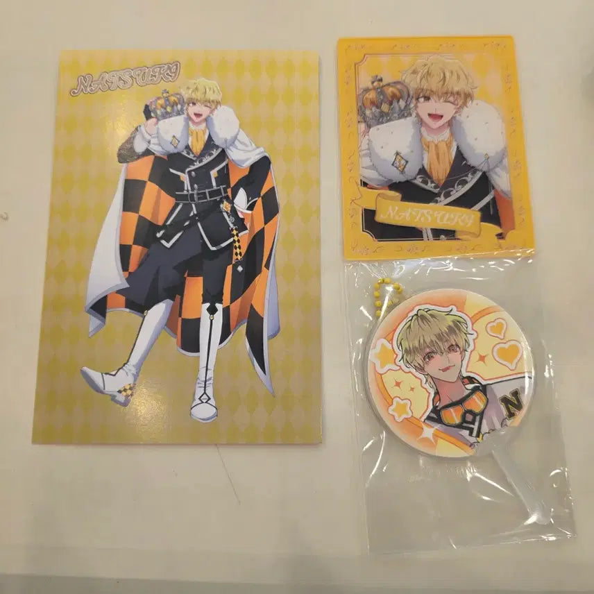 [BUNJANG] Tamon-kun Natsuki Acrylic Card, Postcard, Uchiwa Fan / 타몬군 지금 어느쪽?! 나츠키 아크릴 카드 엽서 우치와