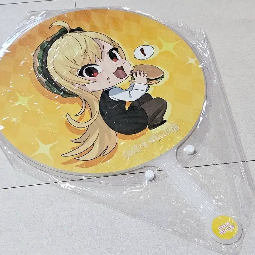 [BUNJANG] Jingburger Isegye Idol Isesepe Picket Fan Goods (Sealed) / 미개봉) 이세돌 이세페 징버거 피켓 부채 굿즈