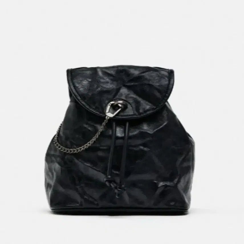 [BUNJANG] ZARA Rock Flap Backpack Black / ZARA 락 플랩 백팩
