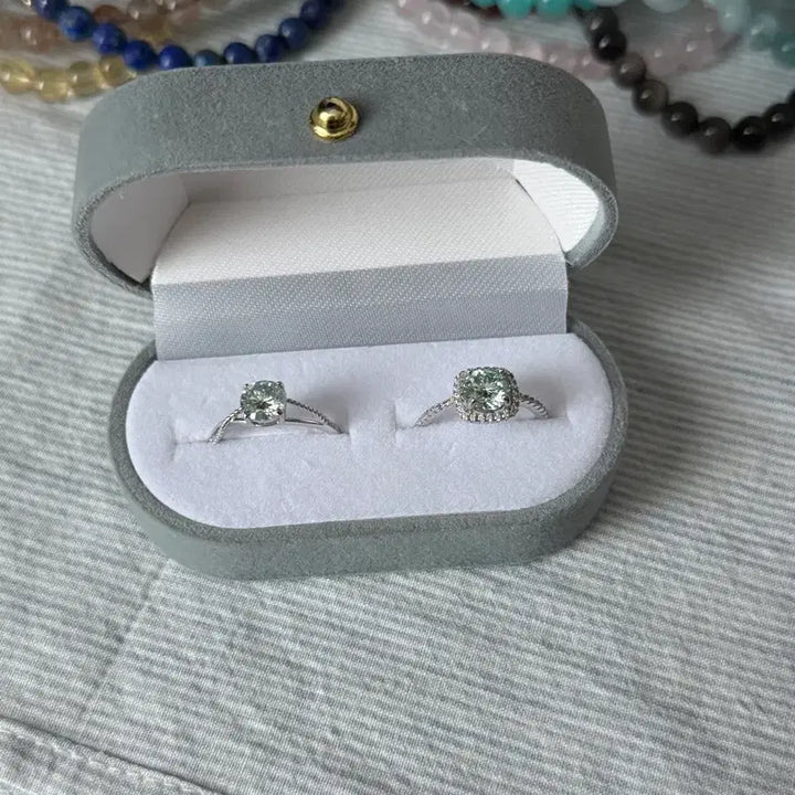[BUNJANG] Moissanite Sterling Silver 925 Ring / 모이사나이트 은반지