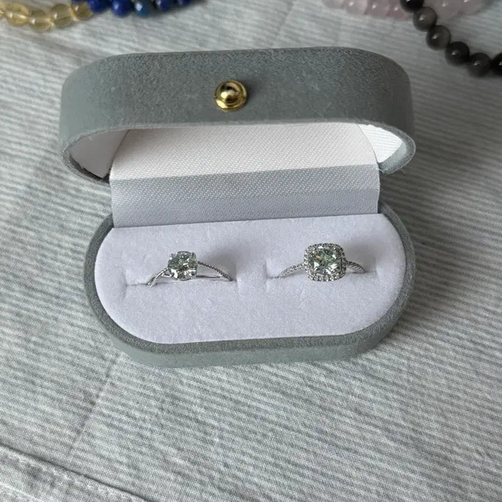 [BUNJANG] Moissanite Sterling Silver 925 Ring / 모이사나이트 은반지