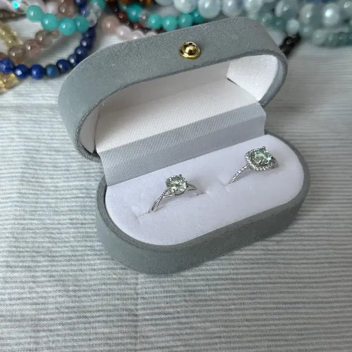 [BUNJANG] Moissanite Sterling Silver 925 Ring / 모이사나이트 은반지
