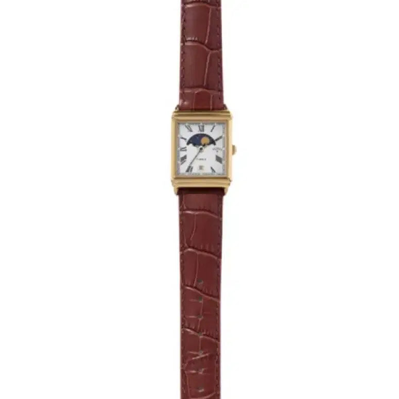 [BUNJANG] Timex x Noah Moon Phase Watch Brown Gold / 타이맥스 x 노아 문 페이즈 워치 브라운 골드