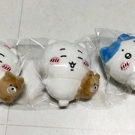 [BUNJANG] Chiikawa Hachiware Stress Ball Keychain Set / 치이카와, 하치와레 스트레스볼 키링