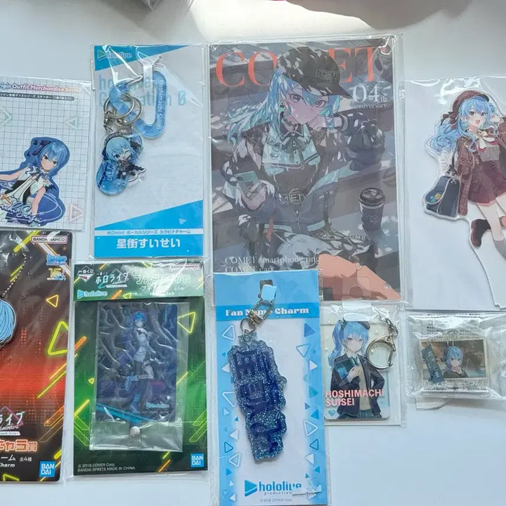 [BUNJANG] Hoshimachi Suisei Hololive Merchandise Bundle Set / 홀로라이브 호시마치 스이세이 굿즈 일괄 판매