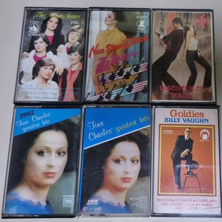 [BUNJANG] Import Cassette Tapes 6-Piece Set / 수입반 카세트테이프 6장 (카세트테이프)