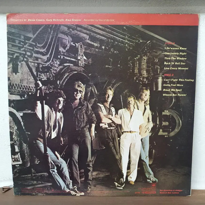 [BUNJANG] REO Speedwagon 1984 LP Record / REO speed wagon LP 1984 지구레코드