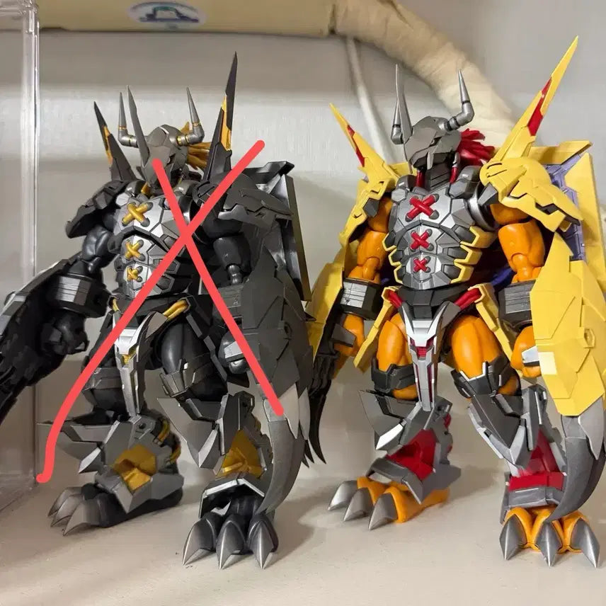 [BUNJANG] Digimon Figure-rise Wargreymon Black Wargreymon Model Kit / 디지몬 피규어라이즈 워그레이몬