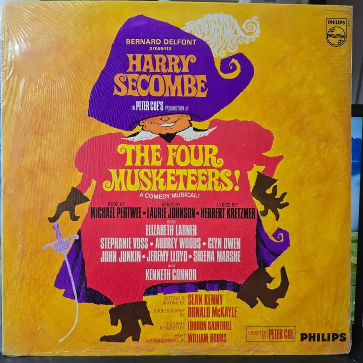 [BUNJANG] The Four Musketeers! Original London Cast Recording Vinyl LP (Sealed) / 뮤지컬_Four Musketeers!(사총사)_미개봉LP(UK)