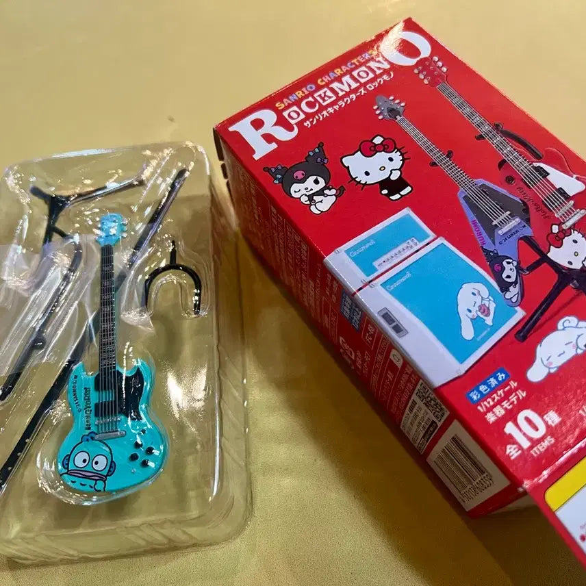 [BUNJANG] Sanrio Characters Rockmon 1/12 Scale Mini Guitar Hangyodon / 산리오 캐릭터즈 락몬 1/12 스케일 미니 기타 한교동