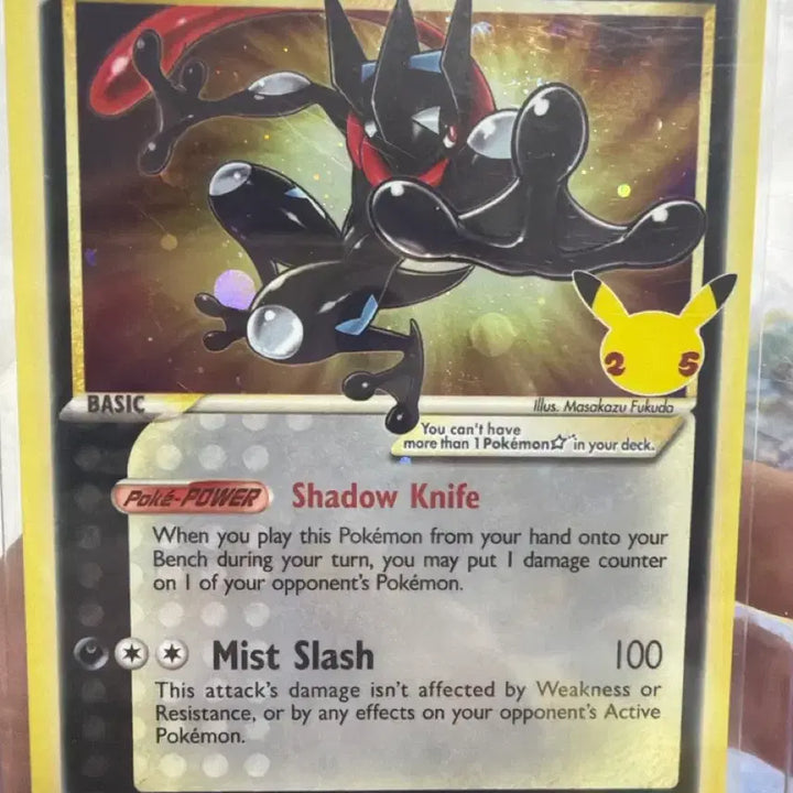 [BUNJANG] Greninja 25th Anniversary S-Rank North American Edition Card / 북미판 개굴닌자 25주년 s등급