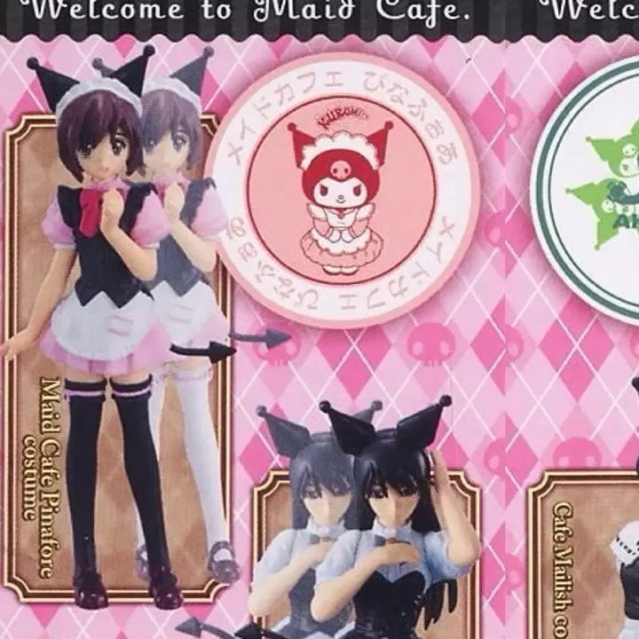 [BUNJANG] Kuromi Maid Cafe Collaboration Figure (Classic Vintage) / 고전빈티지미소녀피규어메이드카페콜라보쿠로미