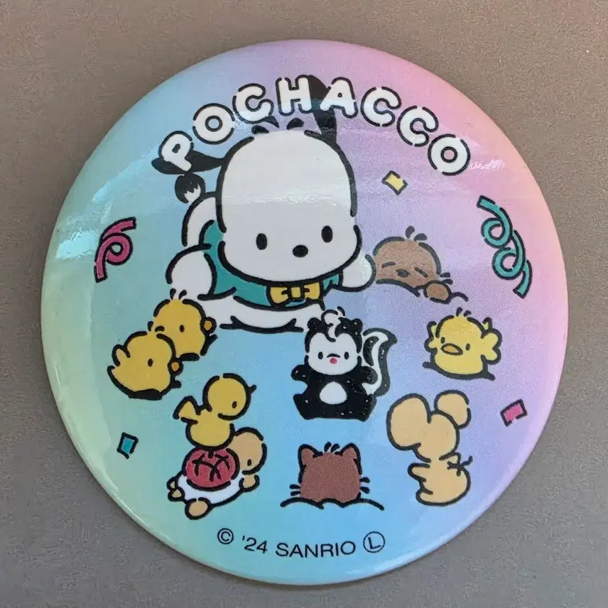 [BUNJANG] Sanrio Pochacco Can Badge Pocket Party / 시크릿옵션 포차코 캔뱃지 포켓 파티 포챠코 산리오