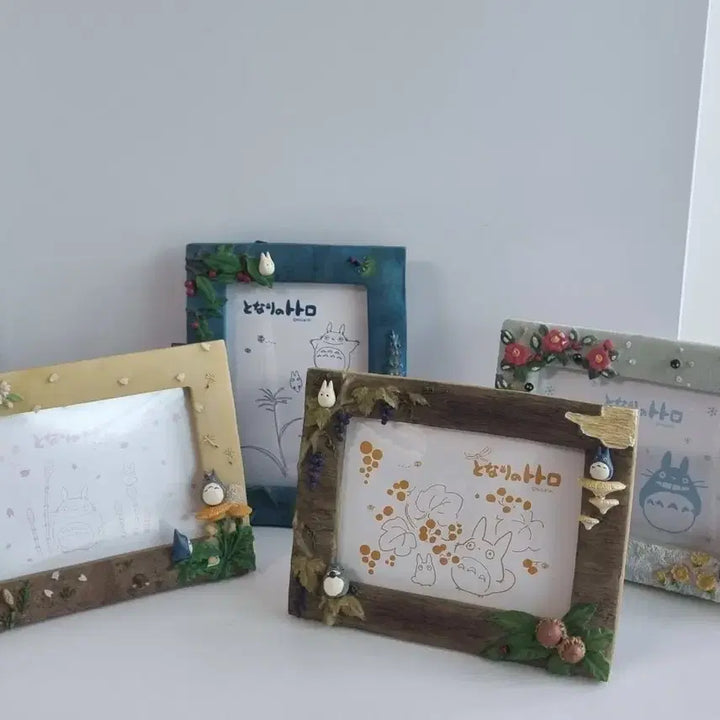 [BUNJANG] Vintage Ghibli My Neighbor Totoro Four Seasons Frame Set / (레어)고전 지브리 토토로 액자 사계