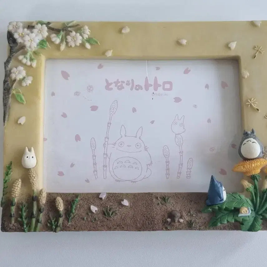 [BUNJANG] Vintage Ghibli My Neighbor Totoro Four Seasons Frame Set / (레어)고전 지브리 토토로 액자 사계