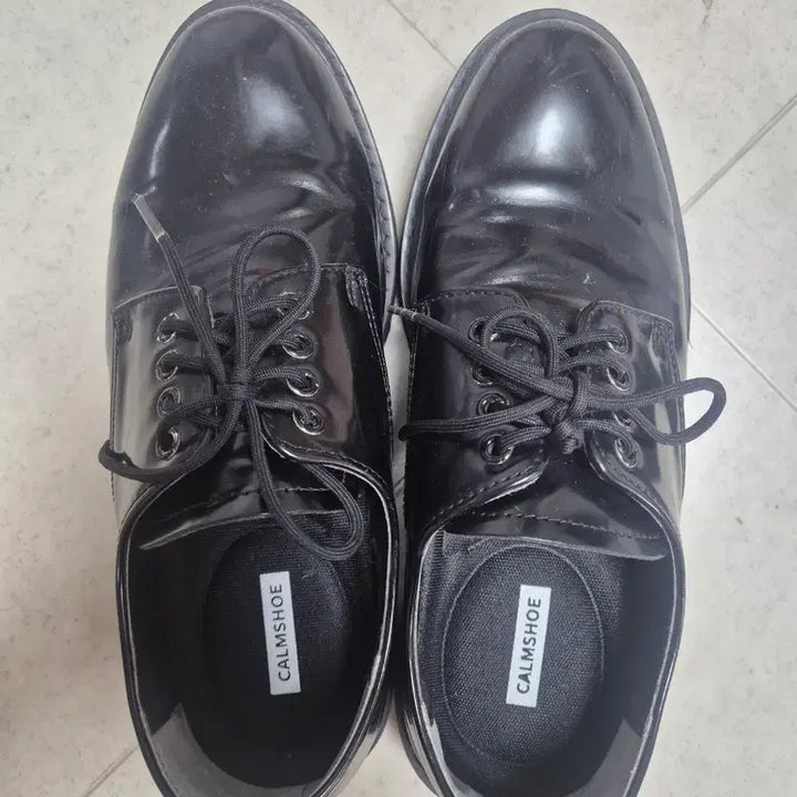 [BUNJANG] Black Leather Dress Shoes - Size 255 / 블랙 구두 255
