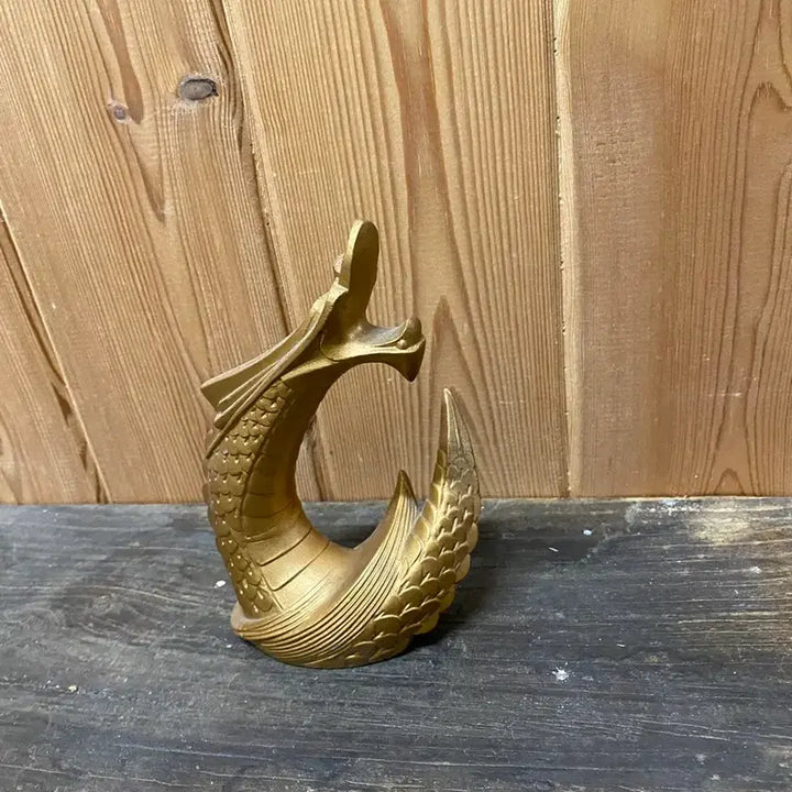 [BUNJANG] Vintage Japanese Dragon Ornament Gold Finish / 일본 수입 빈티지 용 오브제 장식품 소품