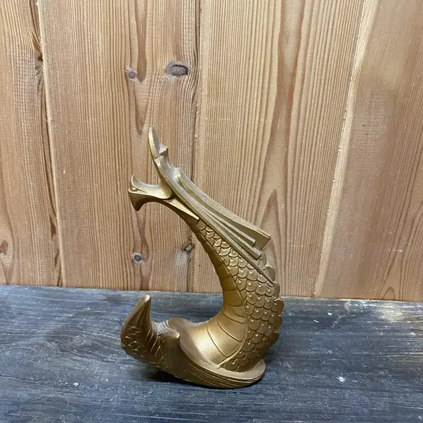 [BUNJANG] Vintage Japanese Dragon Ornament Gold Finish / 일본 수입 빈티지 용 오브제 장식품 소품
