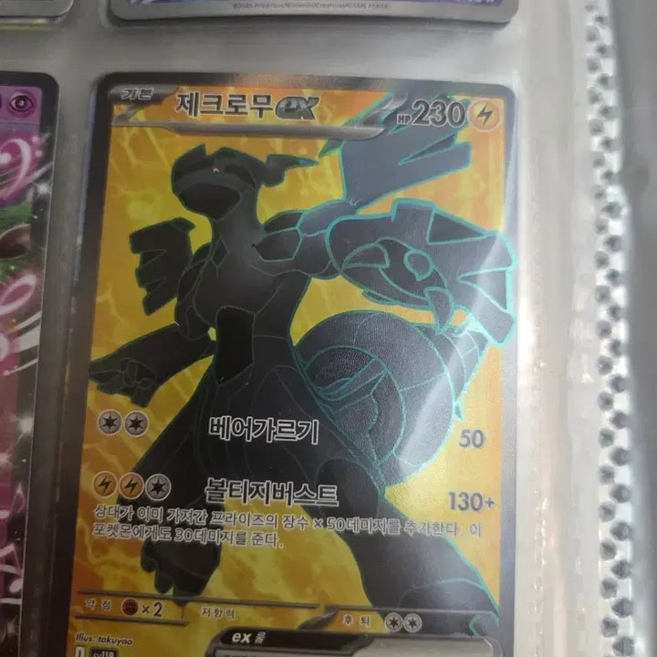 [BUNJANG] Zekrom EX SR Card / 제크로무 EX sr